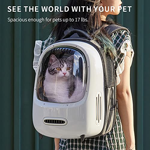 PETKIT Ventilated Cat Backpack Carrier with Inbuilt Fan & Light