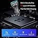 Car Charger Dual Port Fast Charge Metal Blue LED Light Smart USB Car Adapter Compatible with iPhoneX,8,8 Plus,7 Plus,7S,6 Plus,6S,iPad,Tablet,Samsung Galaxy S9 S8,S7 Edge,HTC LG and More USB Device