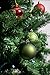 Clever Creations Green & Red 34 Piece Shatterproof Christmas Tree Ornament Festive Holiday Decor | 60mm Balls Christmas Trees | Festive Tree Shaped Package