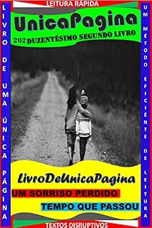 Livro UM SORRISO PERDIDO: TEMPO QUE PASSOU