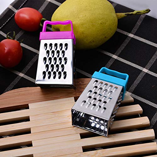 OBR Mini Cheese Grater, 4Sided Box Graters for Kitchen Stainless Steel Ginger Grater