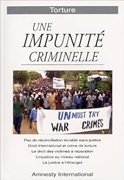 Une  impunité criminelle