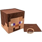 Disguise Minecraft Block Head Costume Headpiece, Official Minecraft Costume Accessories, Single Size Costume Mask