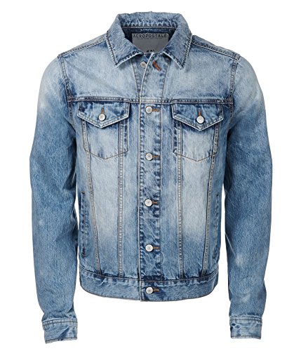 aeropostale denim jacket mens