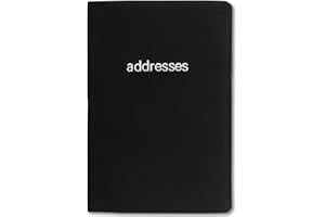 PlanAhead Telephone and Address Book; Large Print; Smooth Cover; Assorted Colors