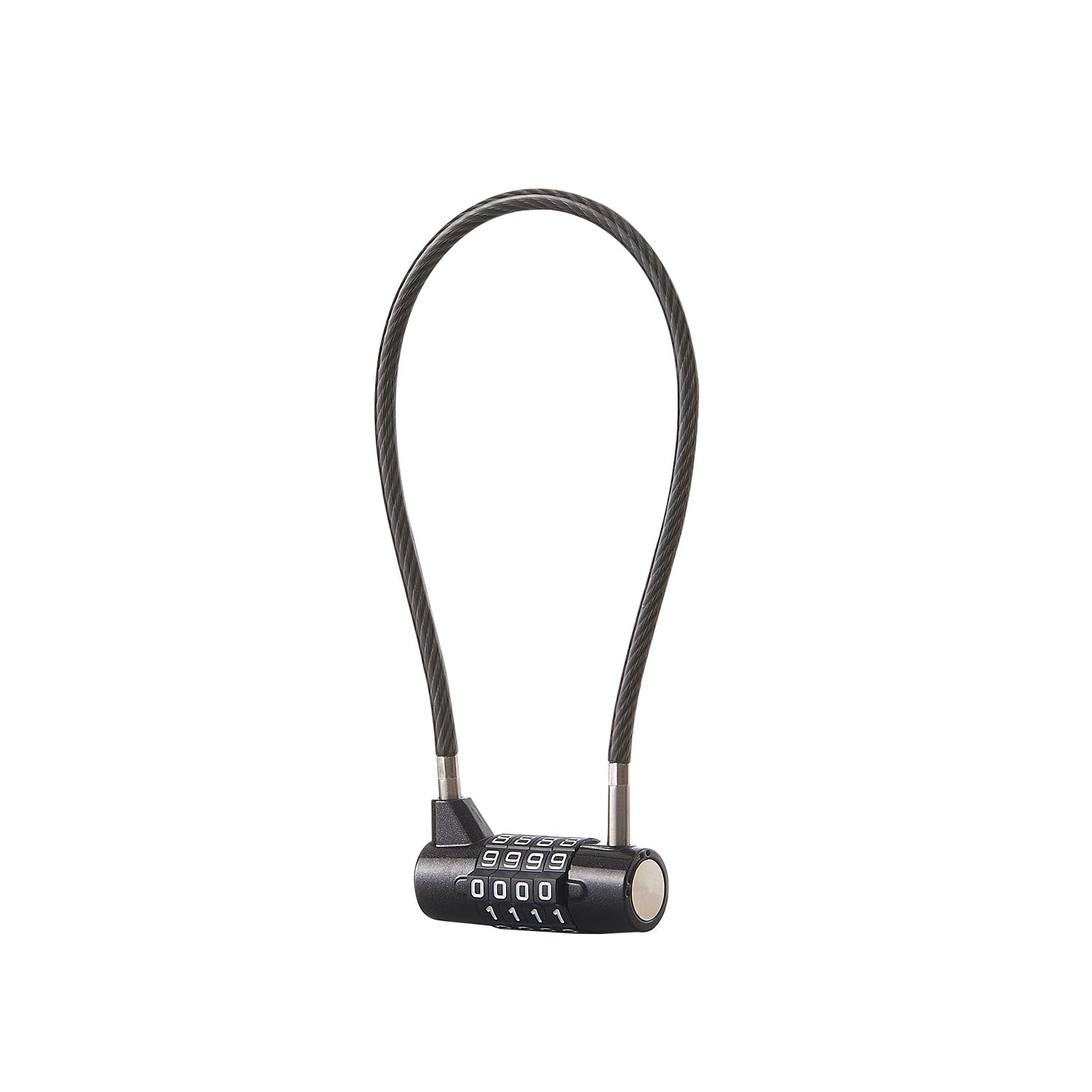 Photo 1 of EASTDEER Combination Lock Cable Lock with 4 Digits Cabinet Lock with 11" Cable Length Durable Cable Ideal for lockers, Gym, gate, Fence, Toolbox, case, hasp Storage and Outdoor?28? (11")