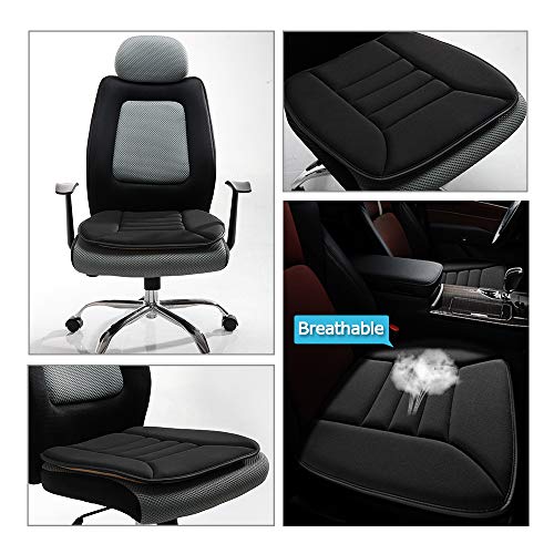 Car Seat Cushion with 1.2inch Comfort Memory Foam, Car Seat Pad for Auto Car Supplies Office Chair b - //coolthings.us