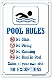 Swimming Pool Rules Safety Sign - 14