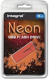 Integral Neon 2.0 USB Flash Drive 16GB Orange TS-180562 PC Mac view 2