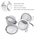 Cloudyfocus Mesh Tea Ball Strainers & Tea Scoop - 2pcs, Stainless Steel Tea Filters Loose Leaf Tea Infuser Strainers Interval Diffuser for Tea - 2.1 Inch