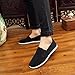 Aircee Men Chinese Traditional Old Beijing Shoes Kung Fu Tai Chi Rubber Sole Shoes Black (CHN 39 245mm (US Men 6.5/Women 7), 1-Black)