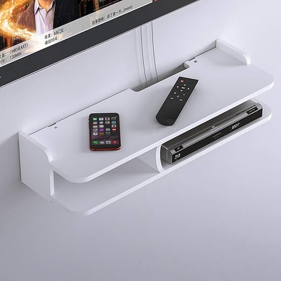 XDDan Montado En La Pared Estantes Flotantes, 2 Nivel De Pared