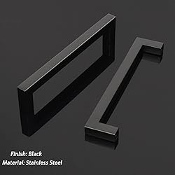 20 Pack Probrico Black Square Kitchen Cabinet