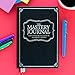 The Mastery Journal 2022 Black Leather A4 Non-Dated Daily Planner for Adults: Productivity Tracking, Discipline Improvement, Focus Enhancement