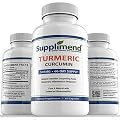 NEW! Turmeric with Curcumin Extract, 500mg, 60 Capsules - Supplimend Premium All-Natural Daily Curcuma Root Supplement