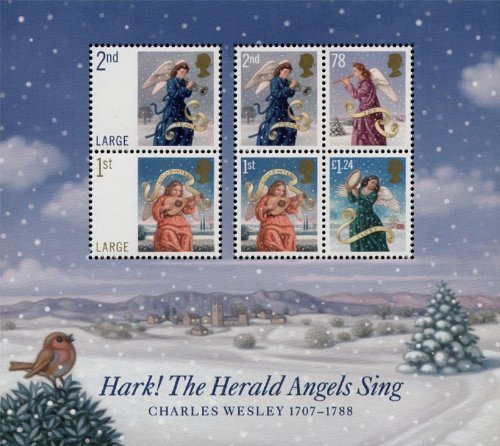 2007 CHRISTMAS MINIATURE SHEET. by Royal Mail
