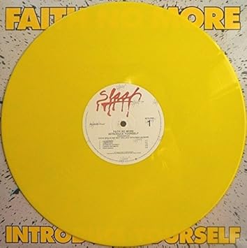 Faith No More Introduce Yourself Limited Edition Yellow Vinyl Individually Numbered Sealed Lp By Faith No More Lp Amazon Co Uk Music