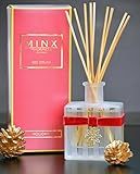 Holiday Scented Oil Reed Diffuser GIFT SET by MINX Fragrances | Winterberry, Frasier Fir & Evergreen Notes | Enjoy this Holiday Scent All Year Long! | Made in the USA