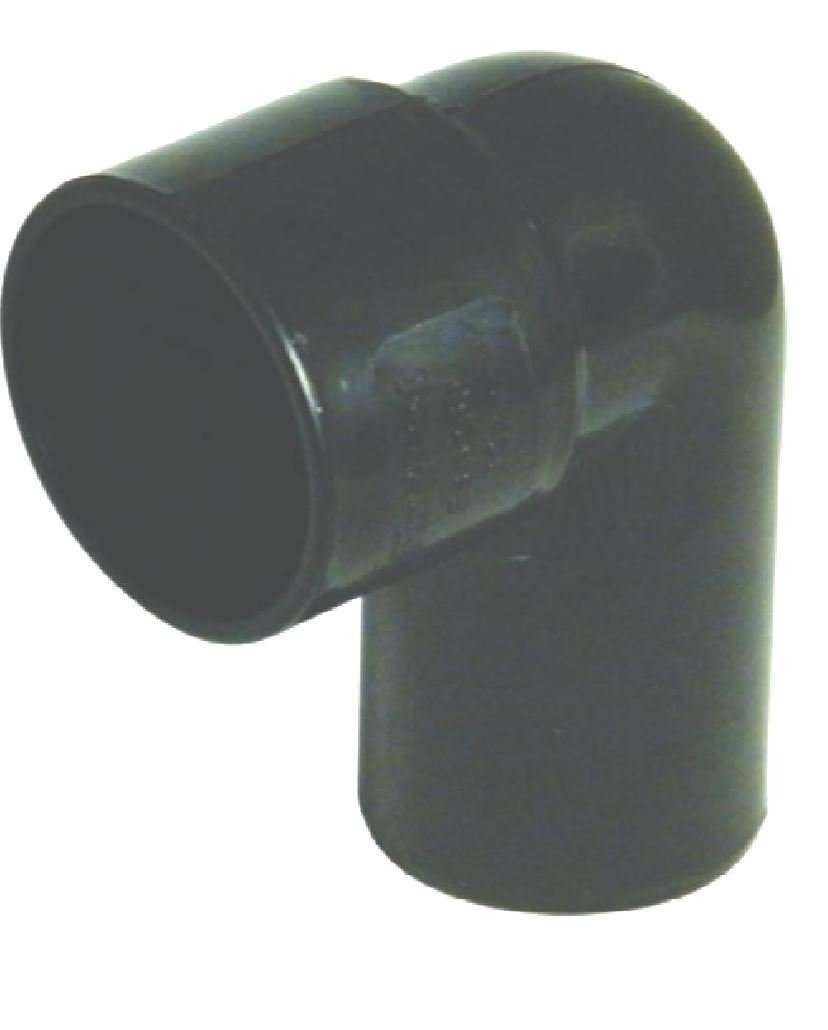 40mm (43mm) Black Solvent Waste Pipe Conversion Bend - Bag of 2