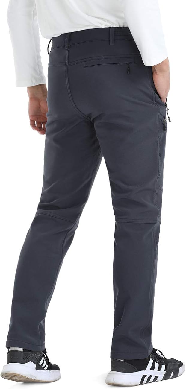 Unitop Men's Winter Warmth Hiking Pants Water-Resistant Ski Snow Pants : Clothing