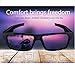 SIKVIO Spy Camera Polarized Sunglasses HD 1080P Hidden Camera Sports Security Camera with 16GB Card