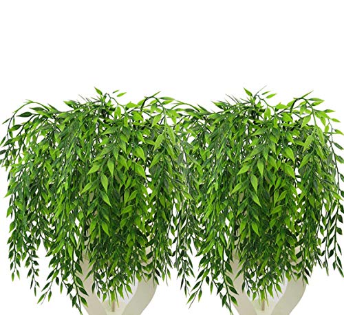 Artificial Weeping Willow, Plastic Plants Greenery