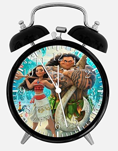 Disney Moana Alarm Desk Clock 3.75" Home or Office Decor E249 Nice For Gift