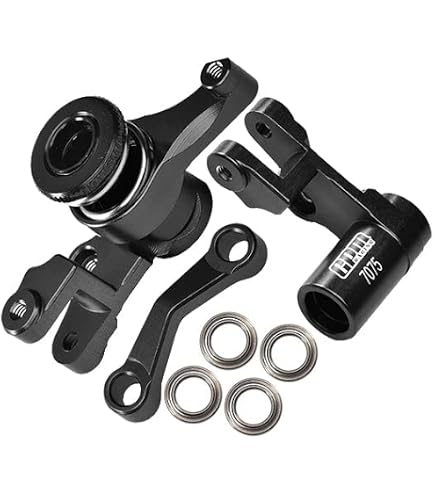 thumbnail image 2 of Blue Aluminum Steering Assembly With Bearings For Traxxas Slash Hoss Rustler Stampede 6845 2 of 11