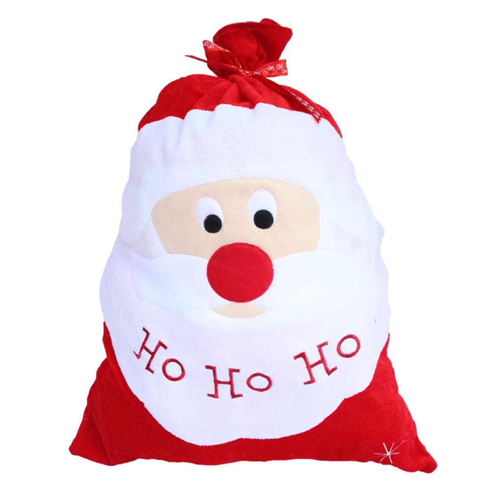 Christmas Santa Sack Red Santa Sack in Large Size Velvet Gift Present Sack Gifts Pocket Presents Filler Xmas Decoration