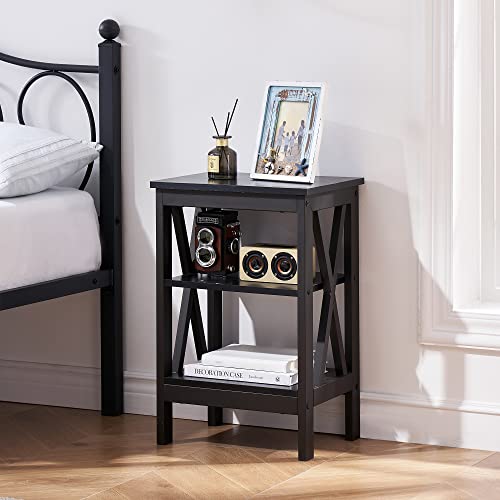 VECELO Modern Nightstands XDesign Side End Table Night Stand with