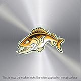 Stickers Salmon Fish Permanent Sailboat Speciality Lasting Skate Action (20 X 11.4 In)