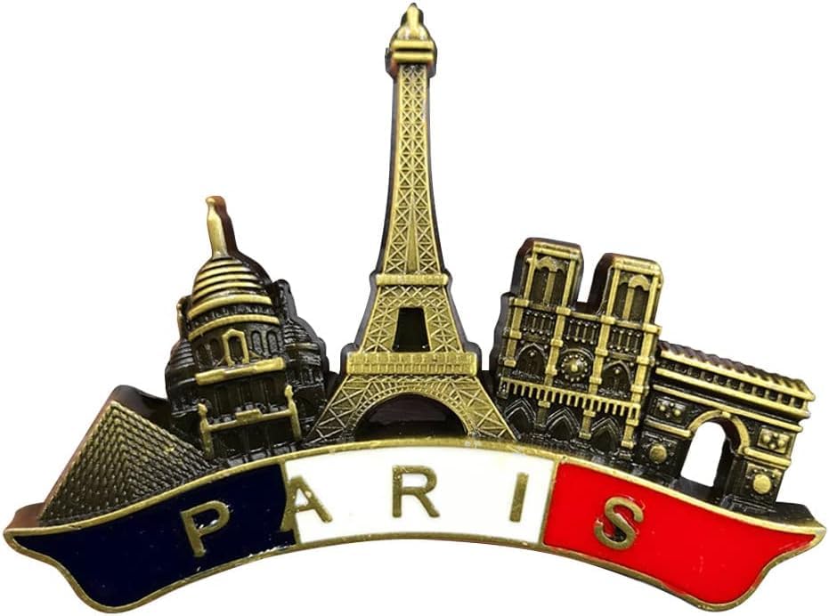 1 x Retro Paris Fridge Door Sticker, Retro Paris Magnetic Sticker, Imitation Retro Paris Fridge Magnets, Kitchen Decoration, Home Decoration, Souveni, Gifts, Home Accessories and Decoration, Magnets