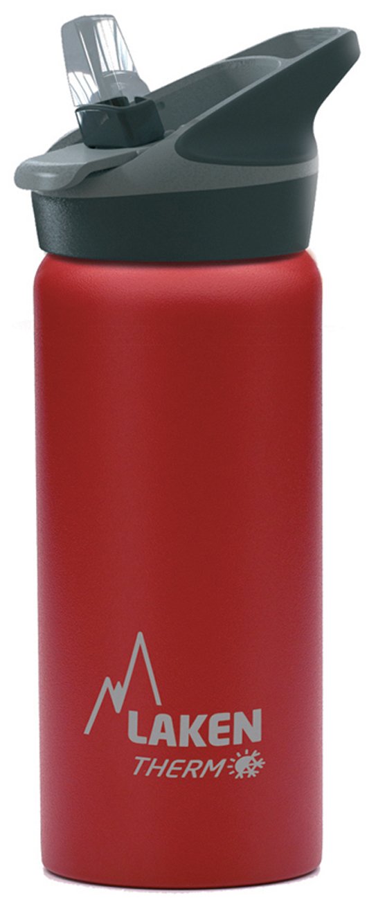 Laken Thermo Jannu Vacuum Insulated Stainless Steel Water Drinking Bottle Wide Mouth 500ml Red