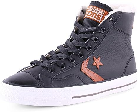 black converse trainers size 5