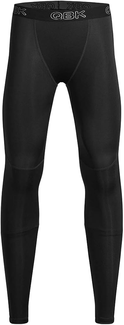 Youth Compression Pants Boys Leggings Base Layer with Double Layer Thick Material: Clothing