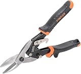 Convy Straight Aviation Tin Snips 25cm Red Aviation Shears Forged Steel view 2