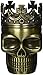 1 X Fab Detailed Crowned King Skeleton Skull Design Novelty Metal Spice Grinder Pollen Screen