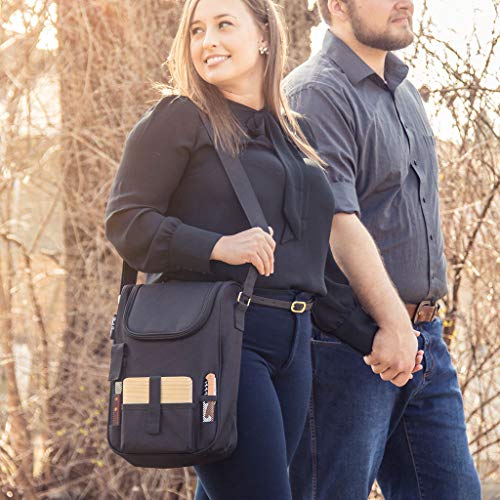 4 Insulated+Travel+Wine+Tote+Bag