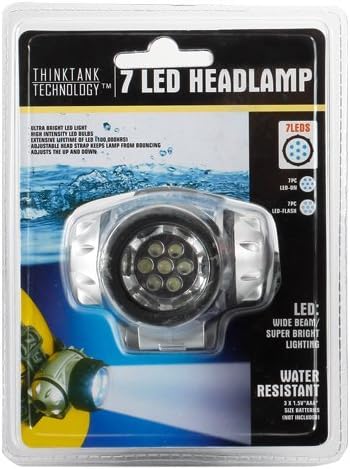 Thinktank Technology KC90083 7 LED Wide Beam Headlamp by Think Tank Technology