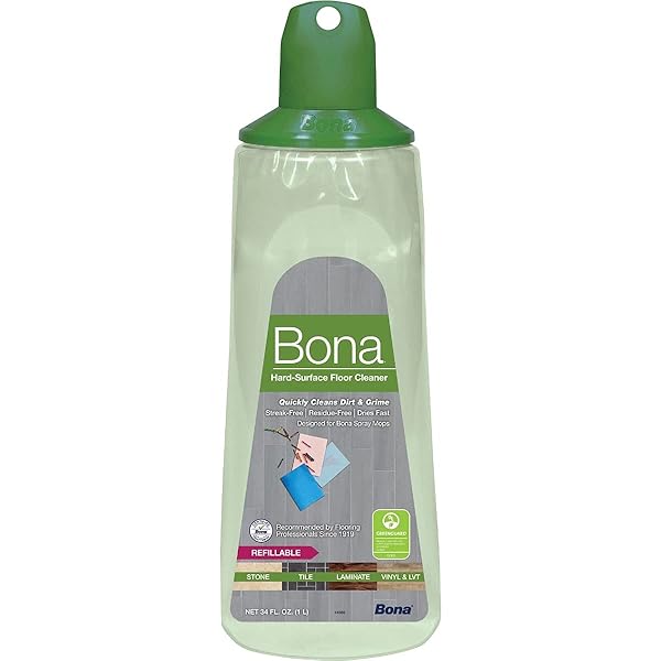 BONA NO SCENT FLOOR CLEANER REFILL 34 OZ. LIQUID