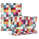 Infiland Lenovo Yoga Tab 3 10 Case - Folio Premium PU Leather Stand Cover Fit Lenovo Yoga Tab 3 10.1-Inch Tablet Only (Not Fit for Lenovo Yoga Tab 3 pro 10), Color Diamond
