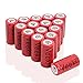 Rechargeable 16340 CR123A Battery, Veeki 16340 RCR123A 3.7V 650mAh Protected Li-ion 16340 Batteries for High Drain Device (8pc+charger)