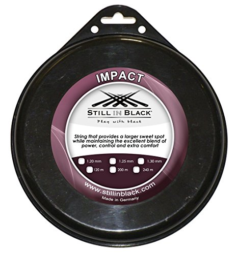 Still in Black Bobina 400 M Impact 1,20 Mm Cuerda de Tenis, Unisex Adulto, Morado