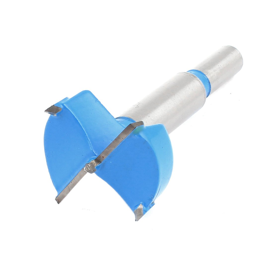 Sourcingmap Forstner Drill Bits 35mm, Tungsten Carbide Wood Hole Saw Auger Opener, Woodworking Hinge Hole Drilling Boring Bit Cutter Cutting Tool (Blue, Silver Tone)