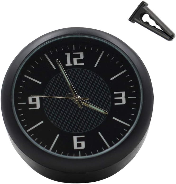 idain Car Dashboard Clock - Mini Vehicle Clock Decoration Air Vent Cilp