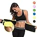 Abahub Waist Trimmer Slimming Belt, Ab Belt For Women & Men, Exercise Waist Band, Premium Waist Trainer, Flat Tummy Belt, Waist Trimmer For Tummy, Exercise Waist Trainer, Yellow