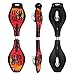 ENKEEO Caster Board with Hand Grip, Illuminating PU Casters and Carrying Pouch, Weight Capacity Up to 220lbs. Orange