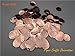 Sogorge 15 Pcs 14 Inches Tissue Paper Tassel Garland Rose Gold Foil Pink and Ivory Tassel Garland Free Rose Gold Paper Confetti 10g for Weddings Birthday Bridal Shower Baby Showers Decor(Rose Gold)