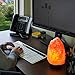 Unilamp Himalayan Salt Lamp, Natural Himalayan Crystal Salt Light with 3 Bulbs, Salt Rock Lamp Hand Carved Salt Light with UL-Approved for Air Purifying, Lighting and Decoration(10 inch, 7-11 lb)