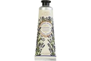 Panier des Sens - Hand Cream for Dry Cracked Hands and Skin – Lavender Mini Hand Lotion, Moisturizer, Mask - With Shea Butter and Olive Oil - Hand Care Made in France 97% Natural Ingredients – 1 floz